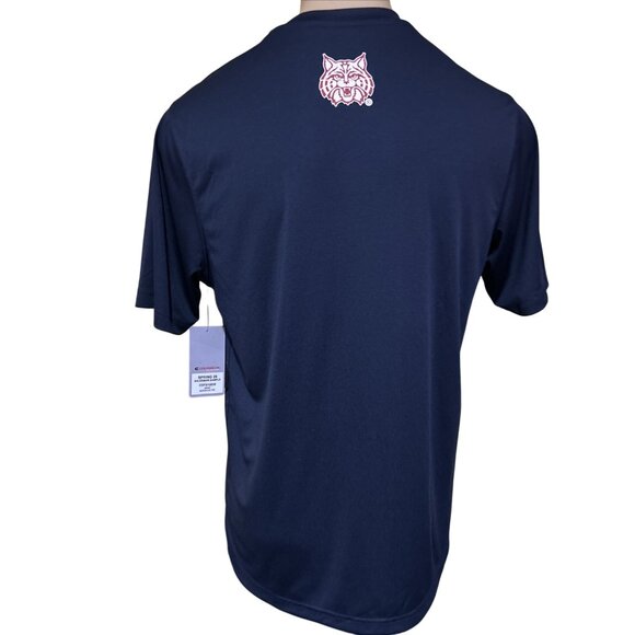 NEW Arizona Wildcats Colosseum  Blue Red Performance Shirt Men's L - Picture 5 of 8